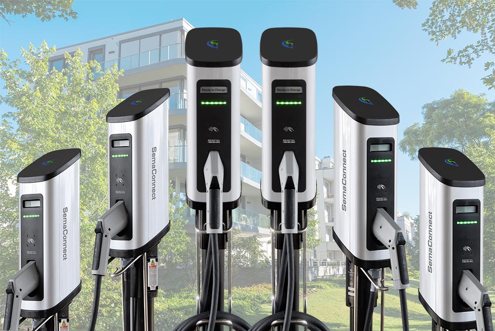 SemaConnect Personal Charging Stations for Apartments and Condos Plug