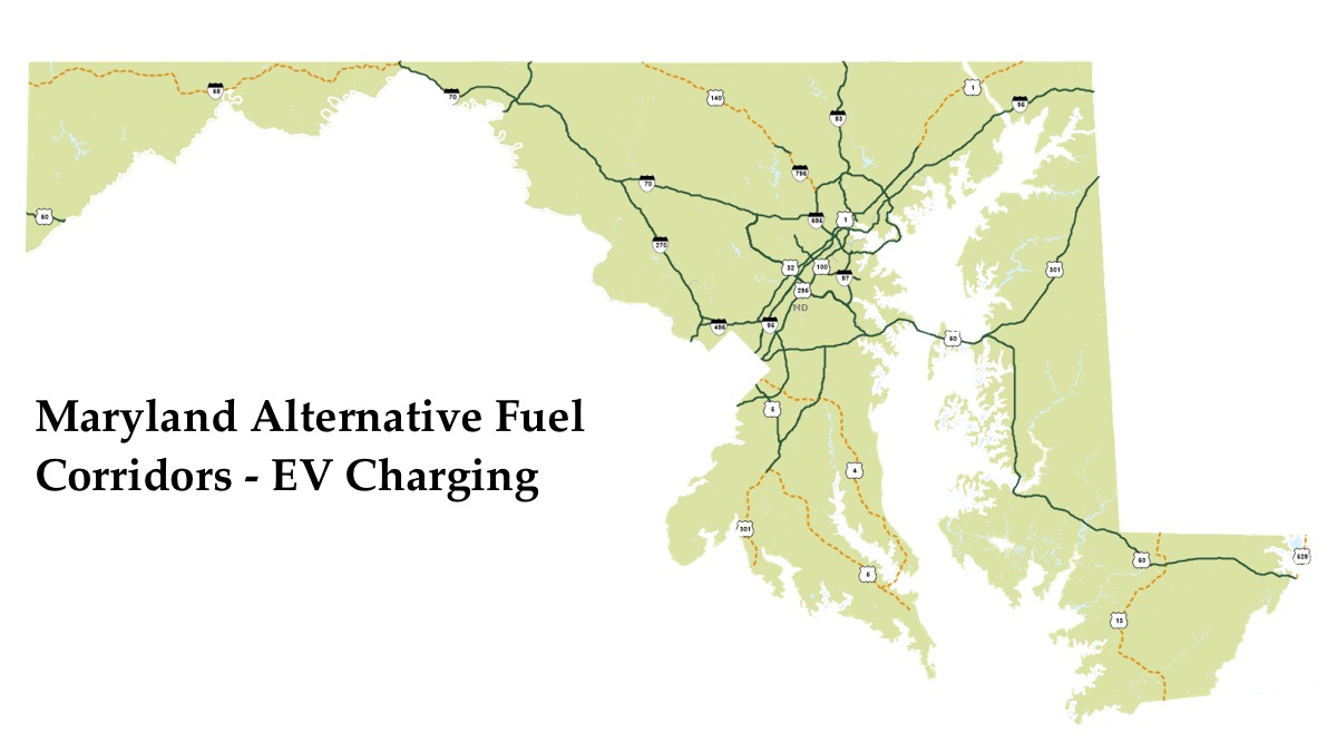 Maryland EV Charging Grant Programs Proposed PlugIn Sites