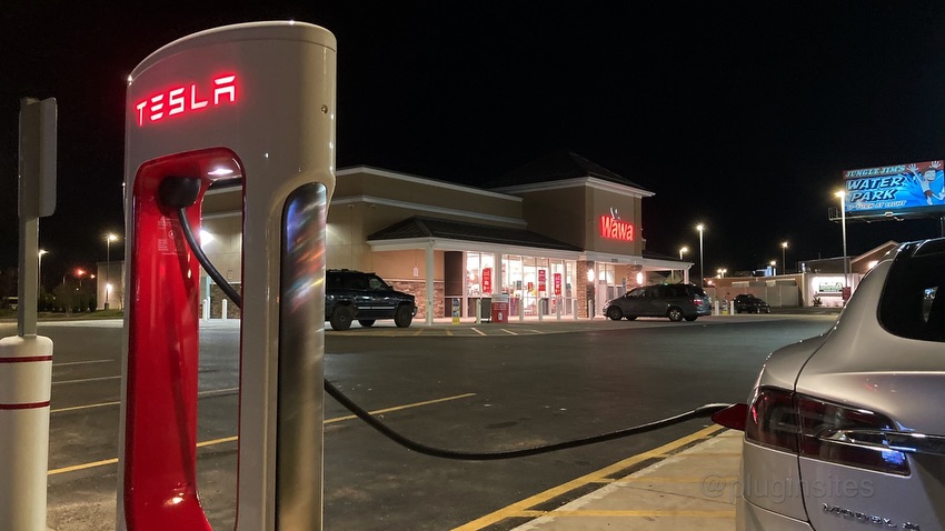 Wawa electric on sale car charging